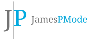 JamesPMode Logo - full with name